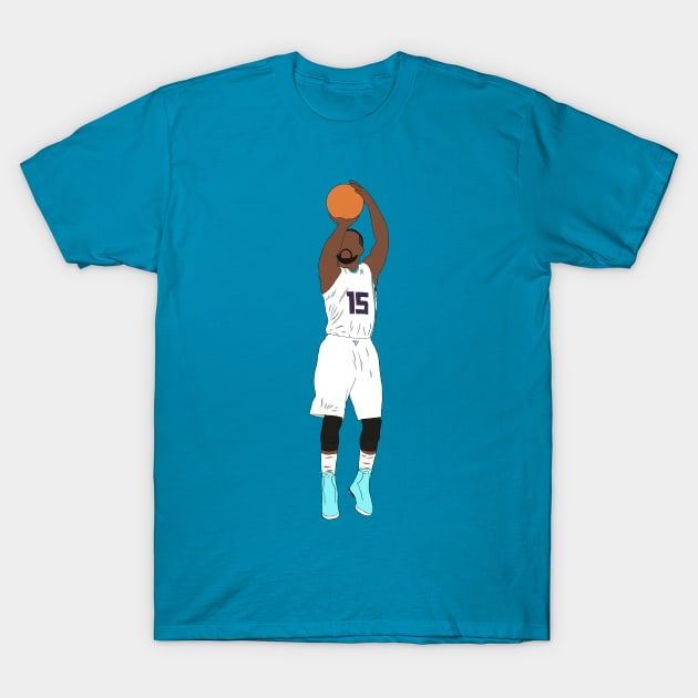 Kemba Walker Jumpshot T-Shirt by rattraptees